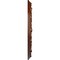 Ekena Millwork Milan Medallion (Canopies up to 4 5/8"), 24 1/2"OD x 3 1/2"ID x 1"P, Burnished Mahogany Crackle CM24MIBMC - alternate 4